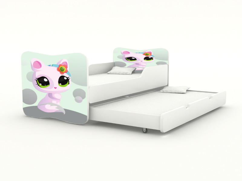 Becks posteľ s výsuvným lôžkom Kitty Boo